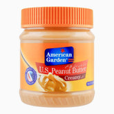 American Garden U.S. Peanut Butter, Creamy, 340g